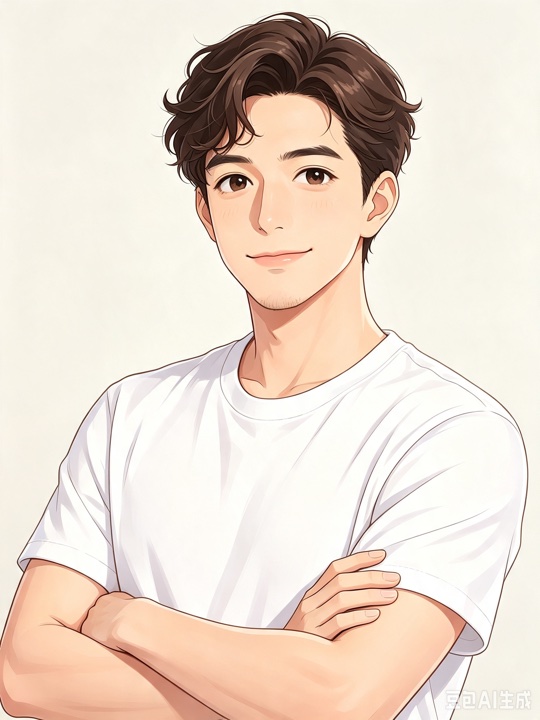 Alex 导师的形象插画