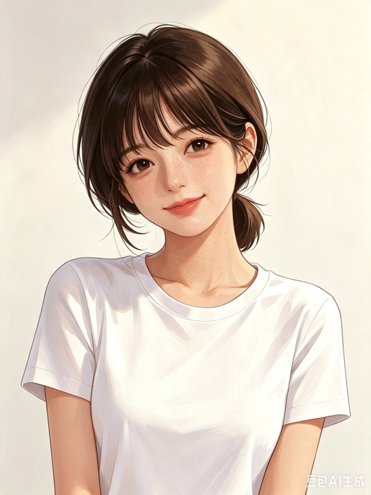 文书导师 Jasmine 的形象插画