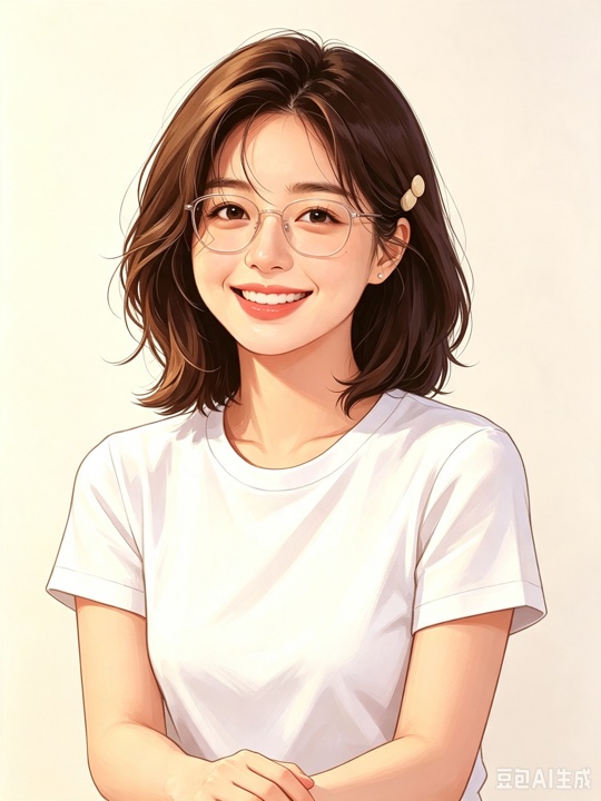 Mia 老师的形象插画