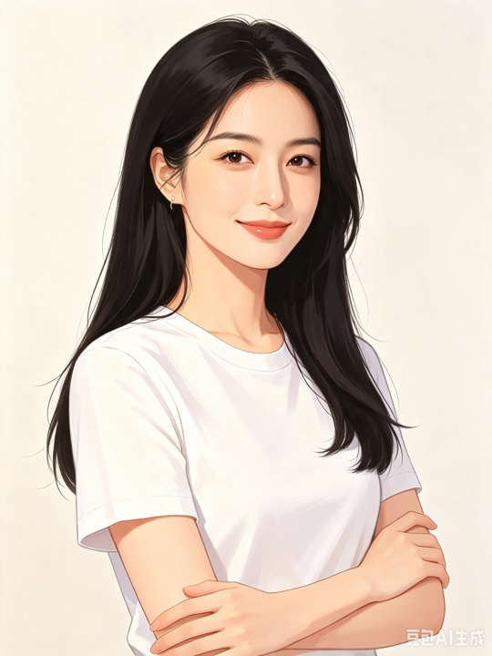 Olivia 老师的形象插画