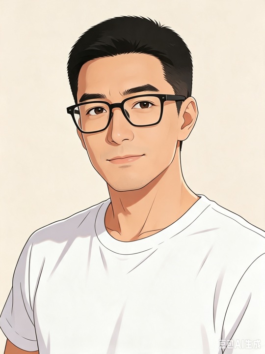 William 导师的形象插画